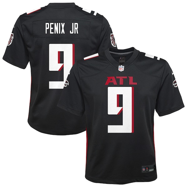 Michael Penix Jr. Atlanta Falcons Nike Youth Team Game Jersey - Black