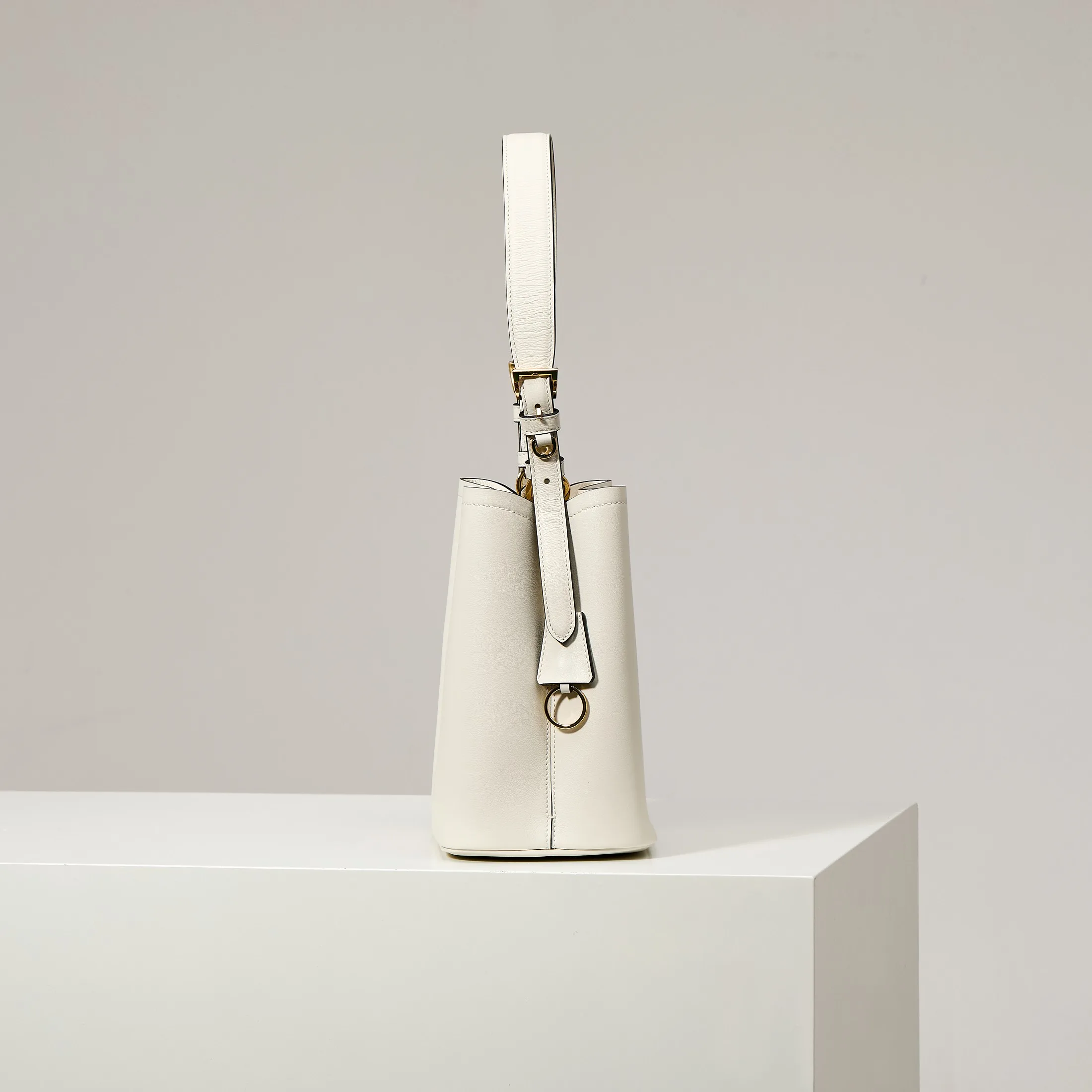 Prada White Bucket Bag product photo from LabelPicks