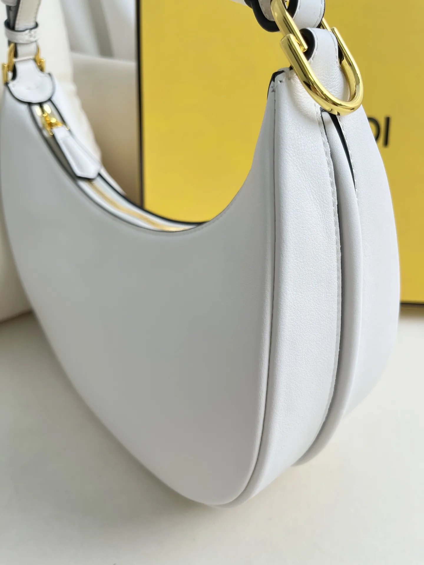 Fendi White Hobo Bag product photo from LabelPicks
