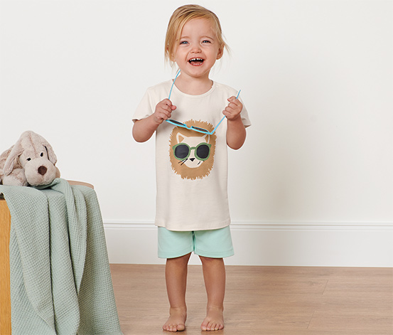 Kinder-T-Shirt mit Wendepailletten