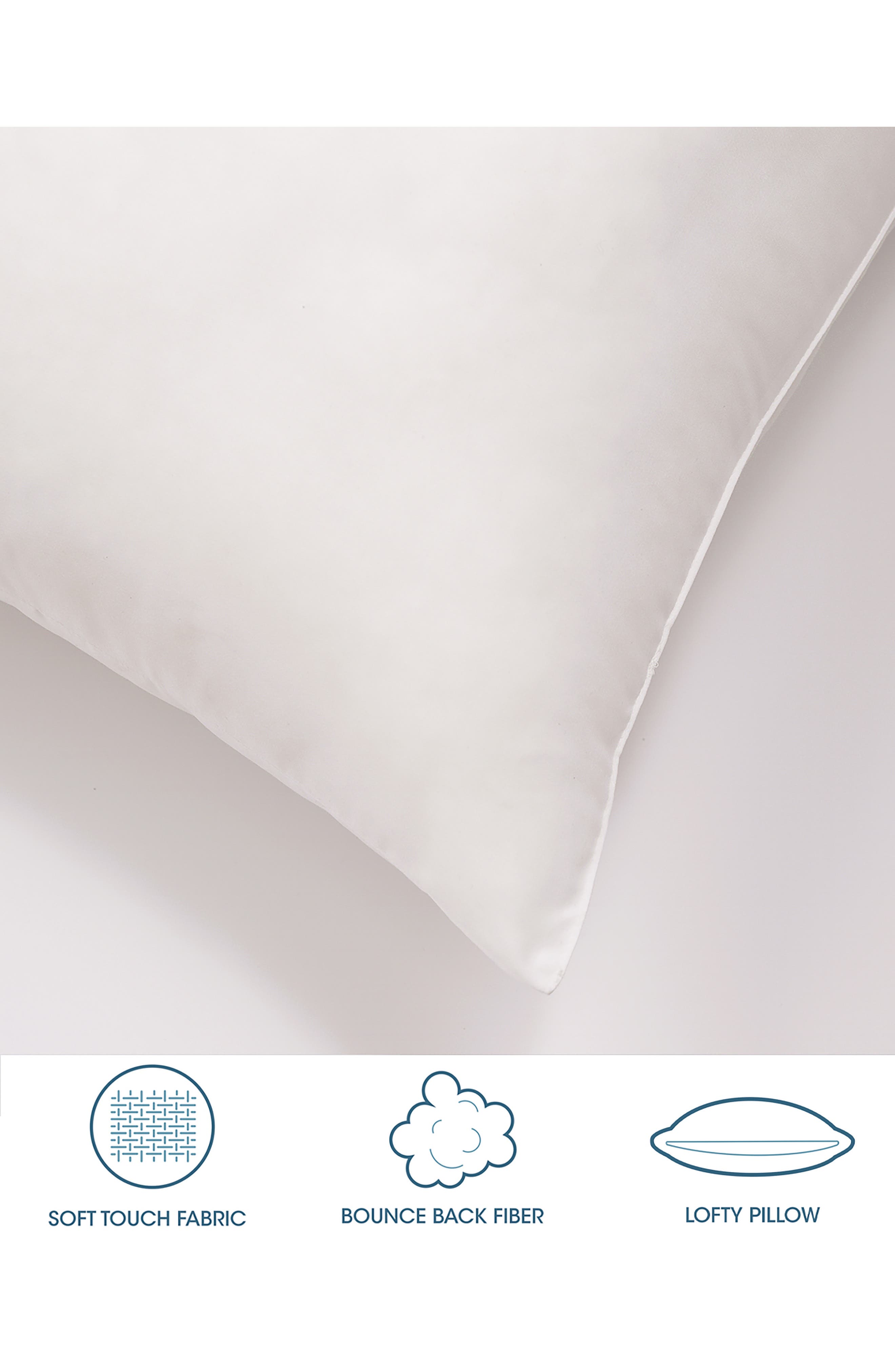 Allied Home Big Lofty 2-Piece Overfilled Decorative Sham Pillow Set