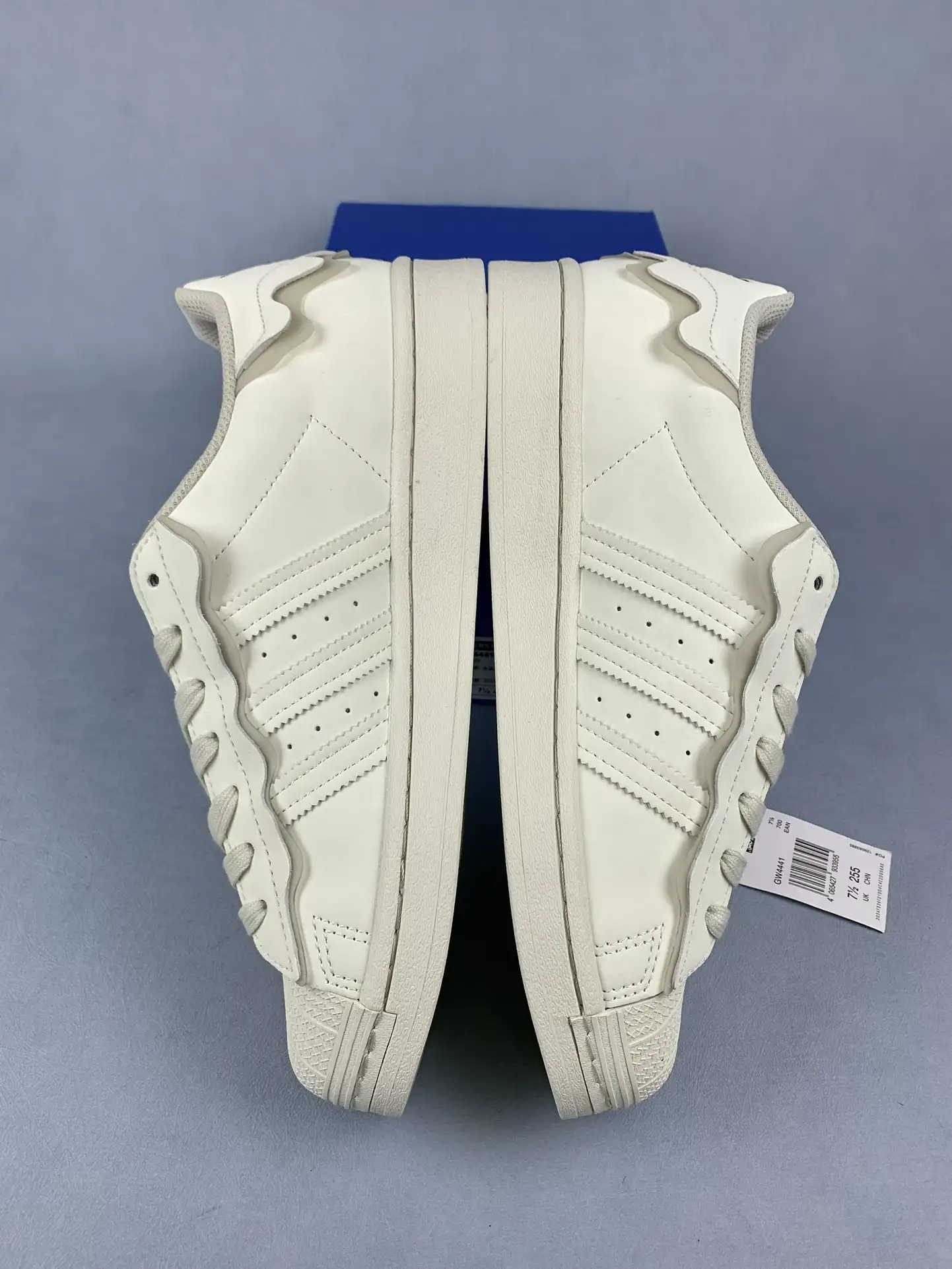 adidas Superstar Cloud White Metallic Gold Shoes product photo from LabelPicks