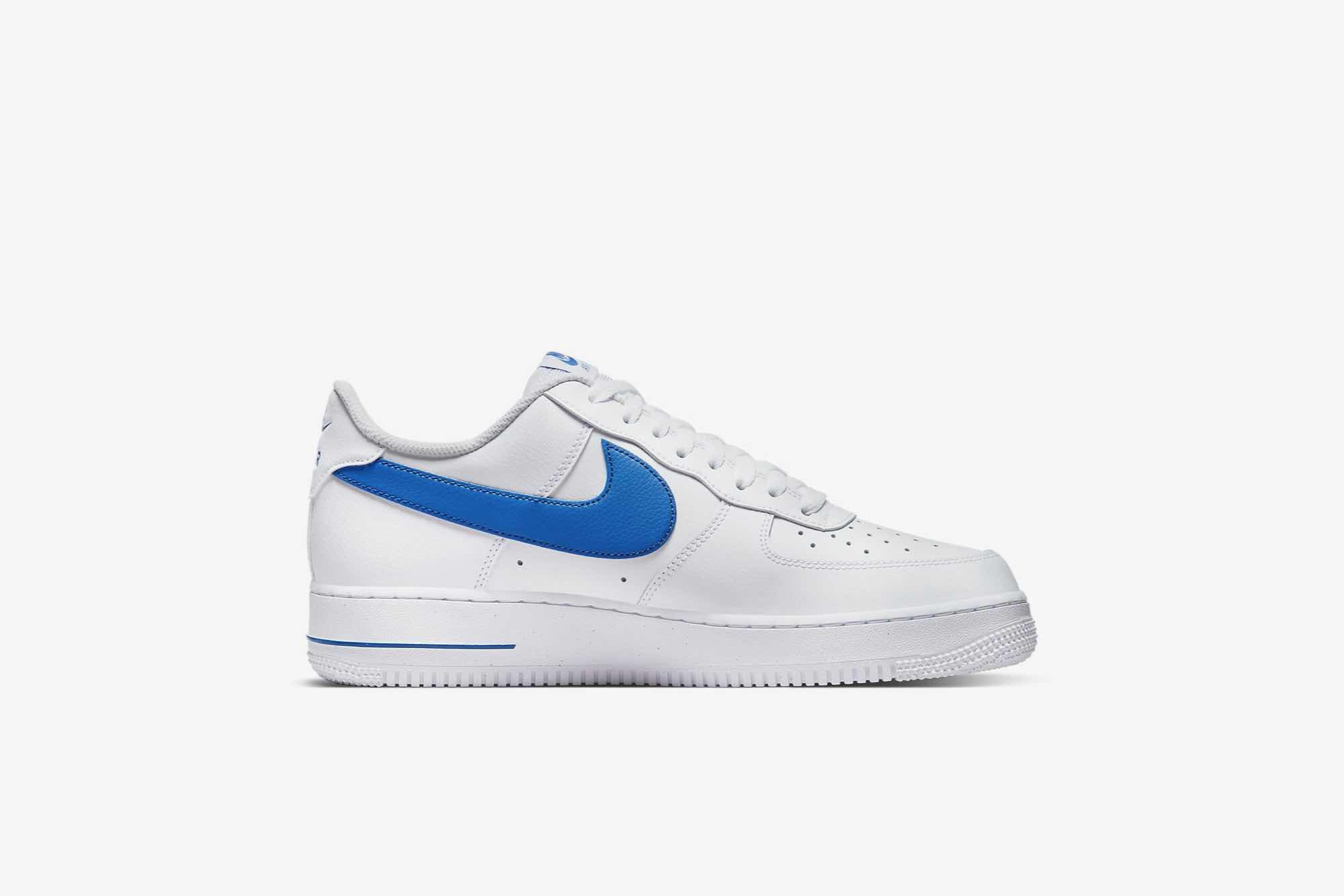 Nike Air Force 1 ’07 ‘Cut Out Swoosh – Game Royal’ DR0143-100