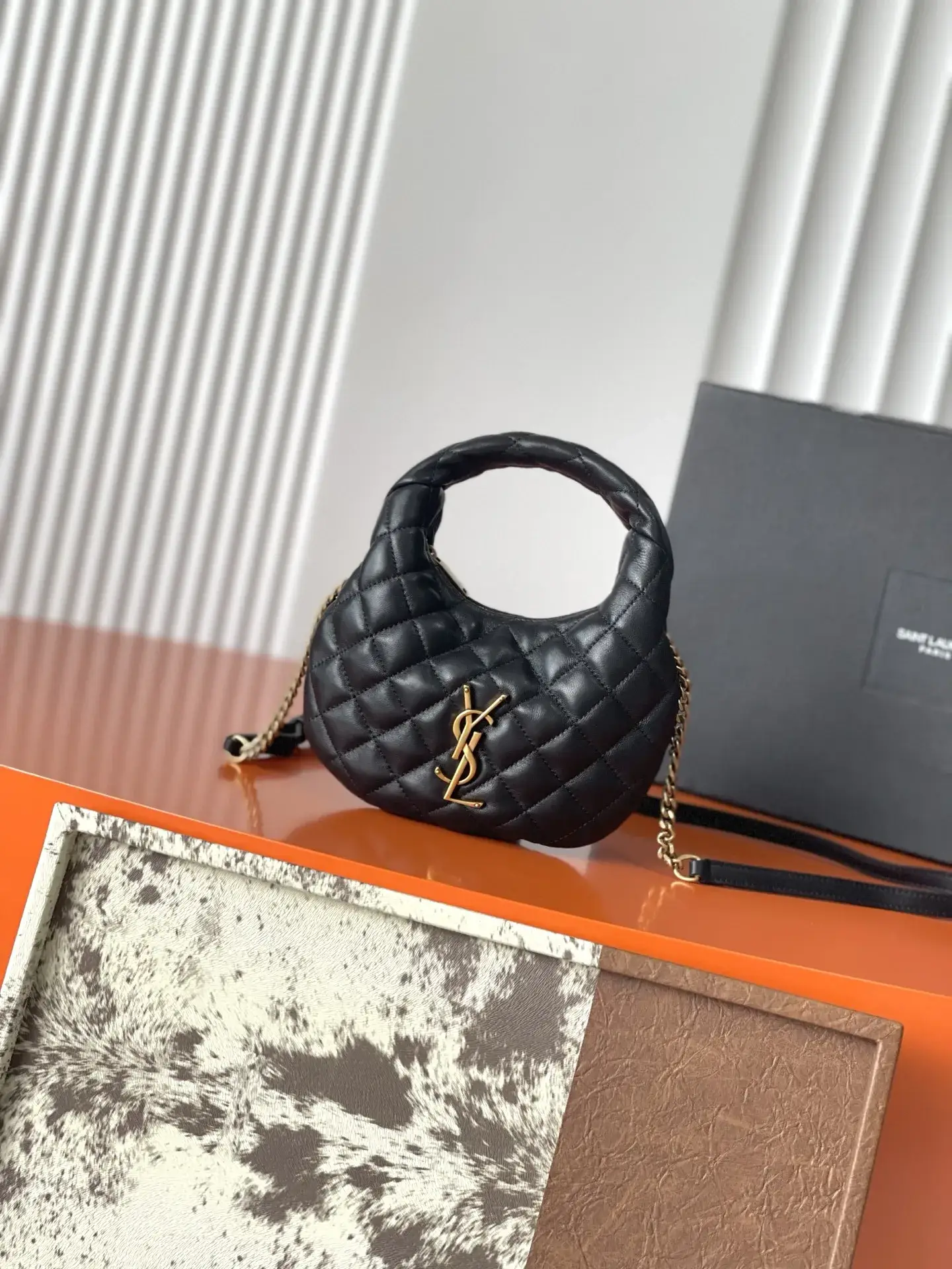 Saint Laurent Quilted Leather Hobo Bag product photo from LabelPicks
