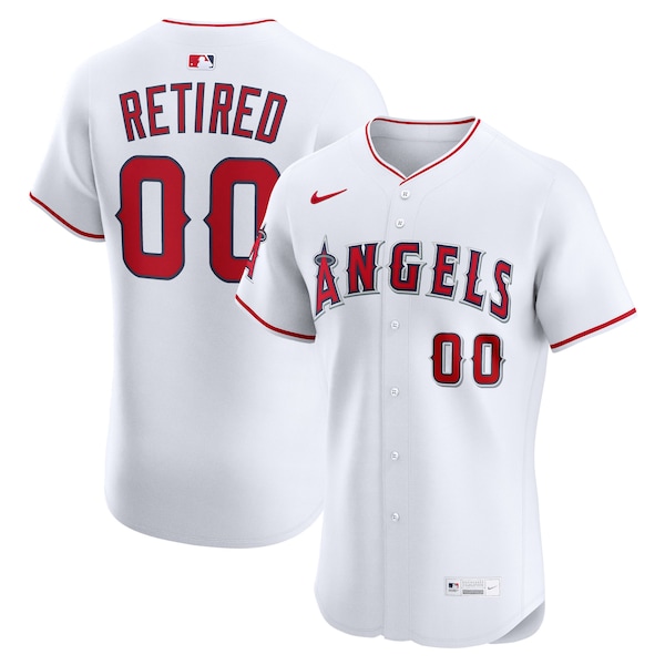 Los Angeles Angels Nike  Home Elite Pick-A-Player Retired Roster Jersey - White