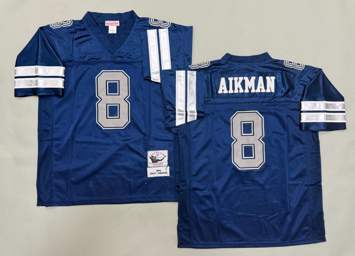 Troy Aikman Dallas Cowboys Authentic Throwback Retired Player Jersey