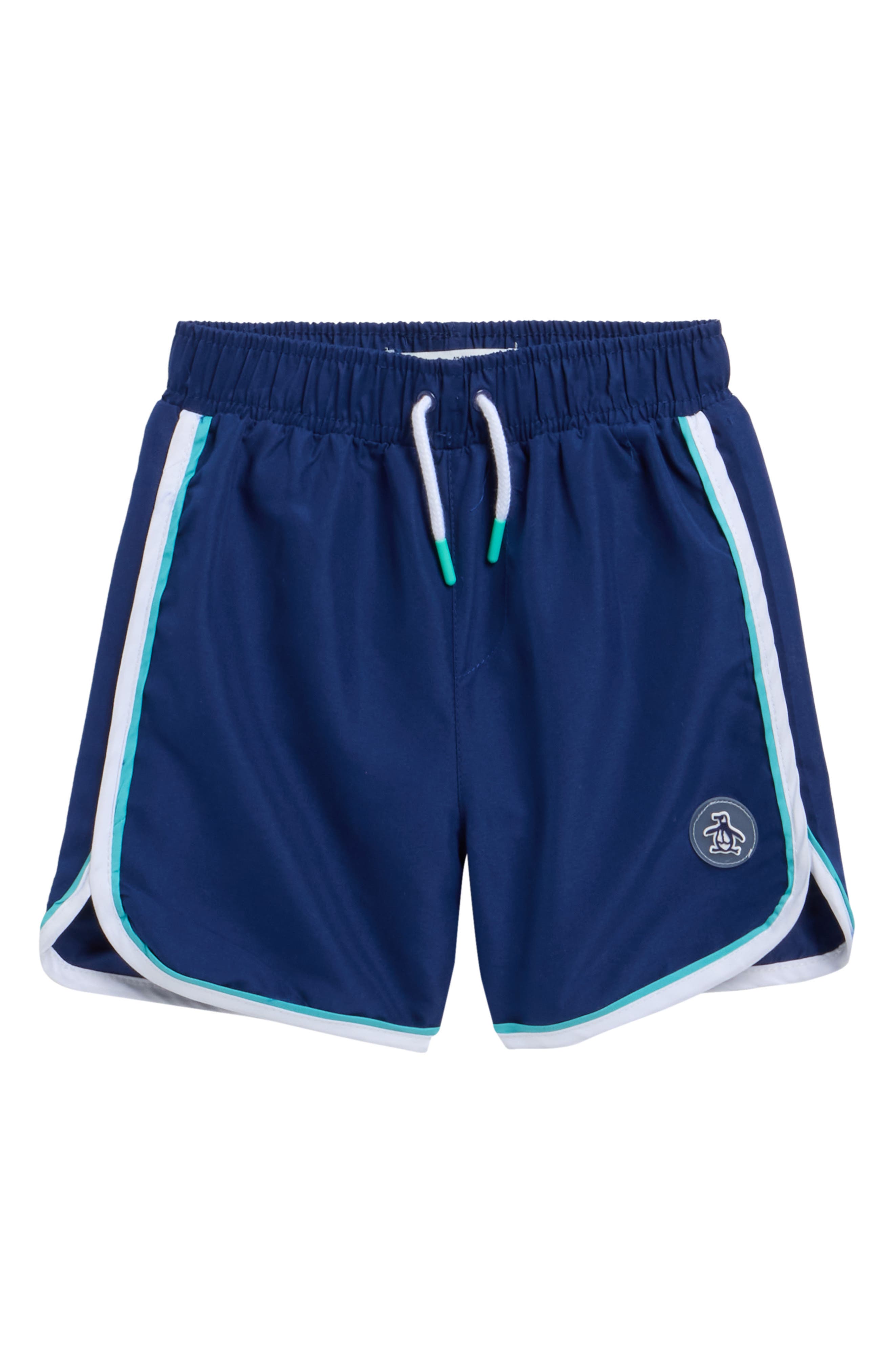 Original Penguin Kids' Dolphin Hem Swim Trunks