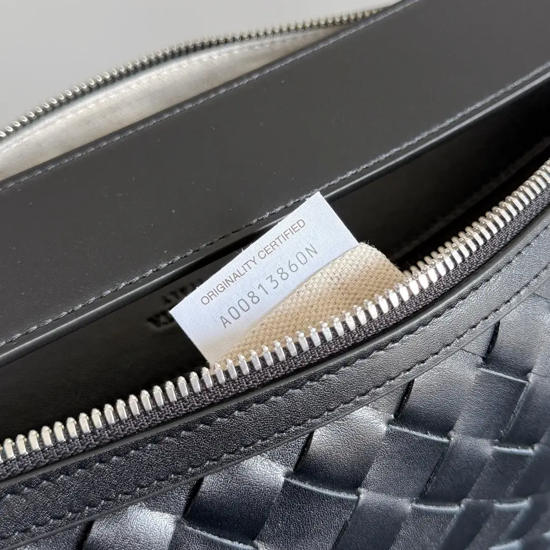 Bottega Veneta Black Intrecciato Woven Leather Tote Bag product photo from LabelPicks