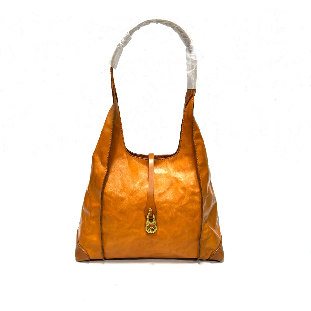 Women's Burnt Orange Hobo Tote