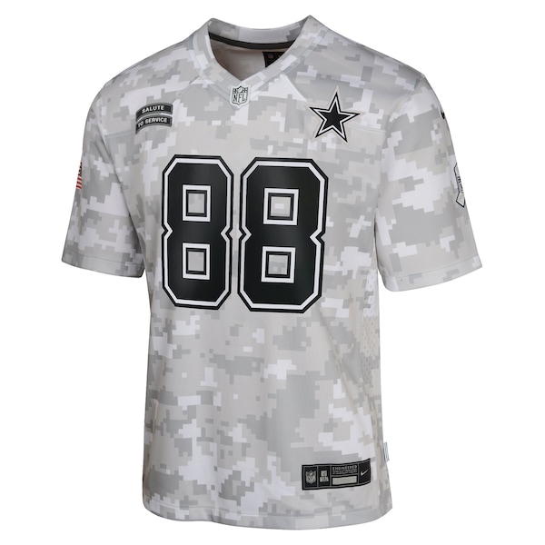 CeeDee Lamb Dallas Cowboys Nike Youth 2024 Salute to Service Game Jersey - Arctic Camo