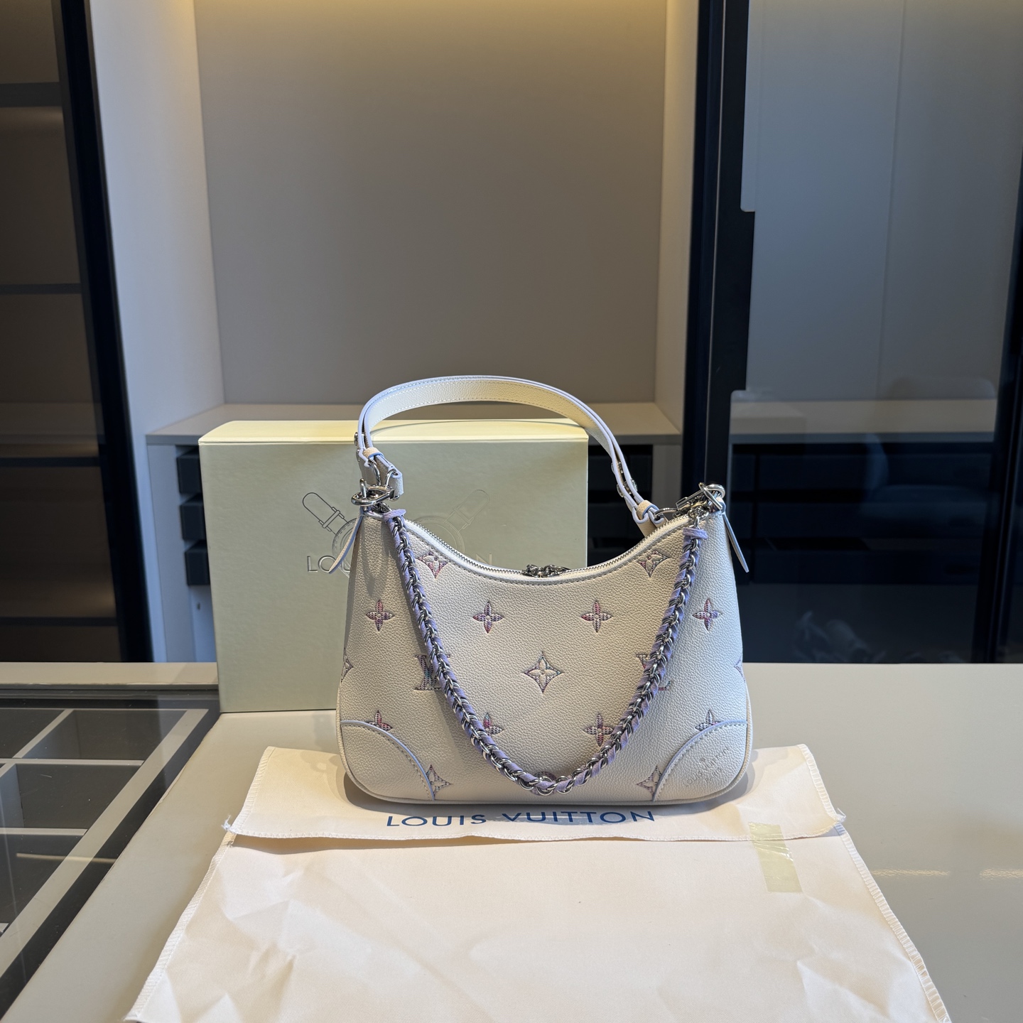 LV New Dreamy Purple Croissant Bag