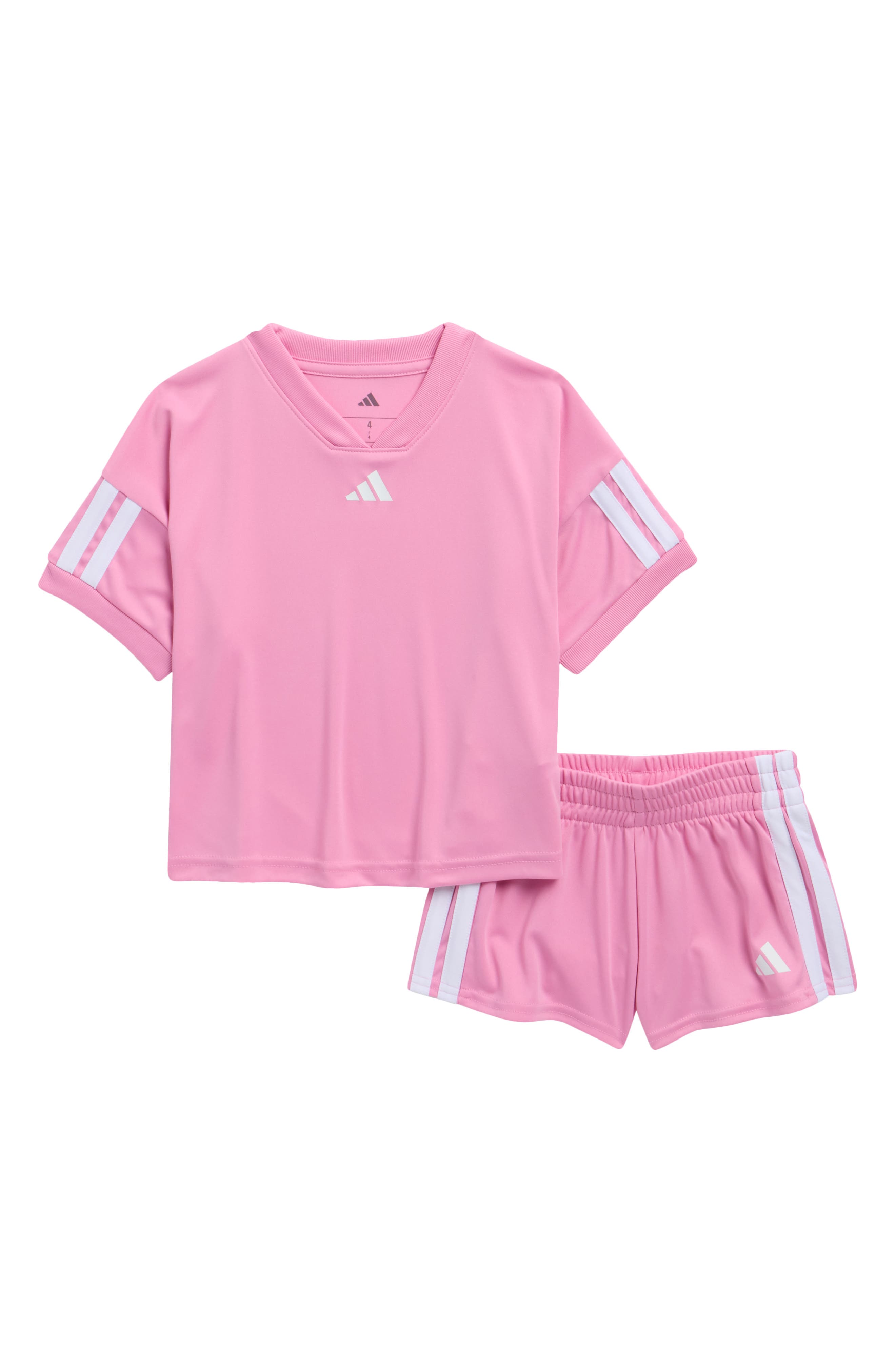 adidas Kids' Logo Soccer T-Shirt & Shorts Set