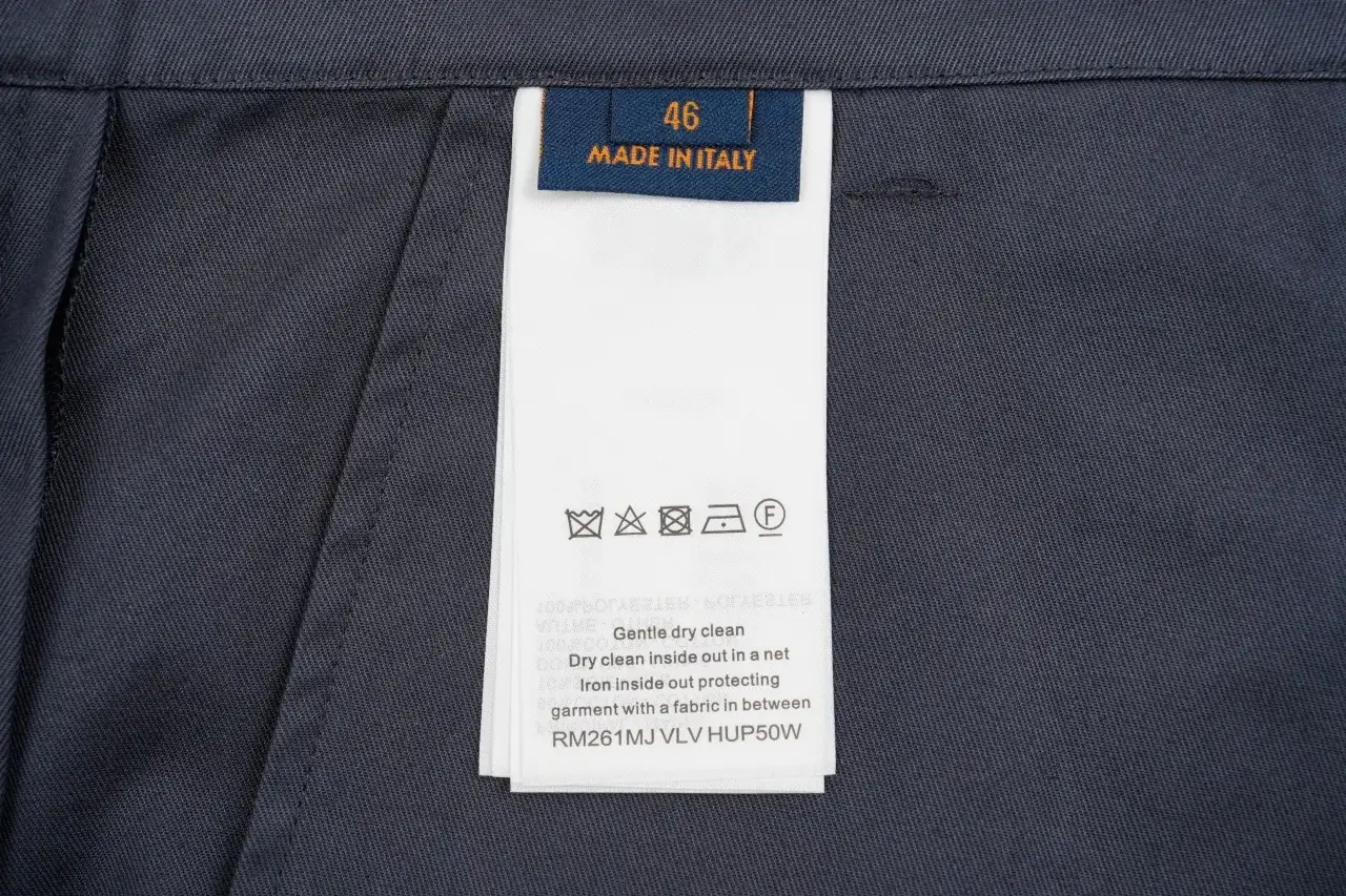 Louis Vuitton Navy Multi Pocket Embroidered Cargo Pants product photo from LabelPicks