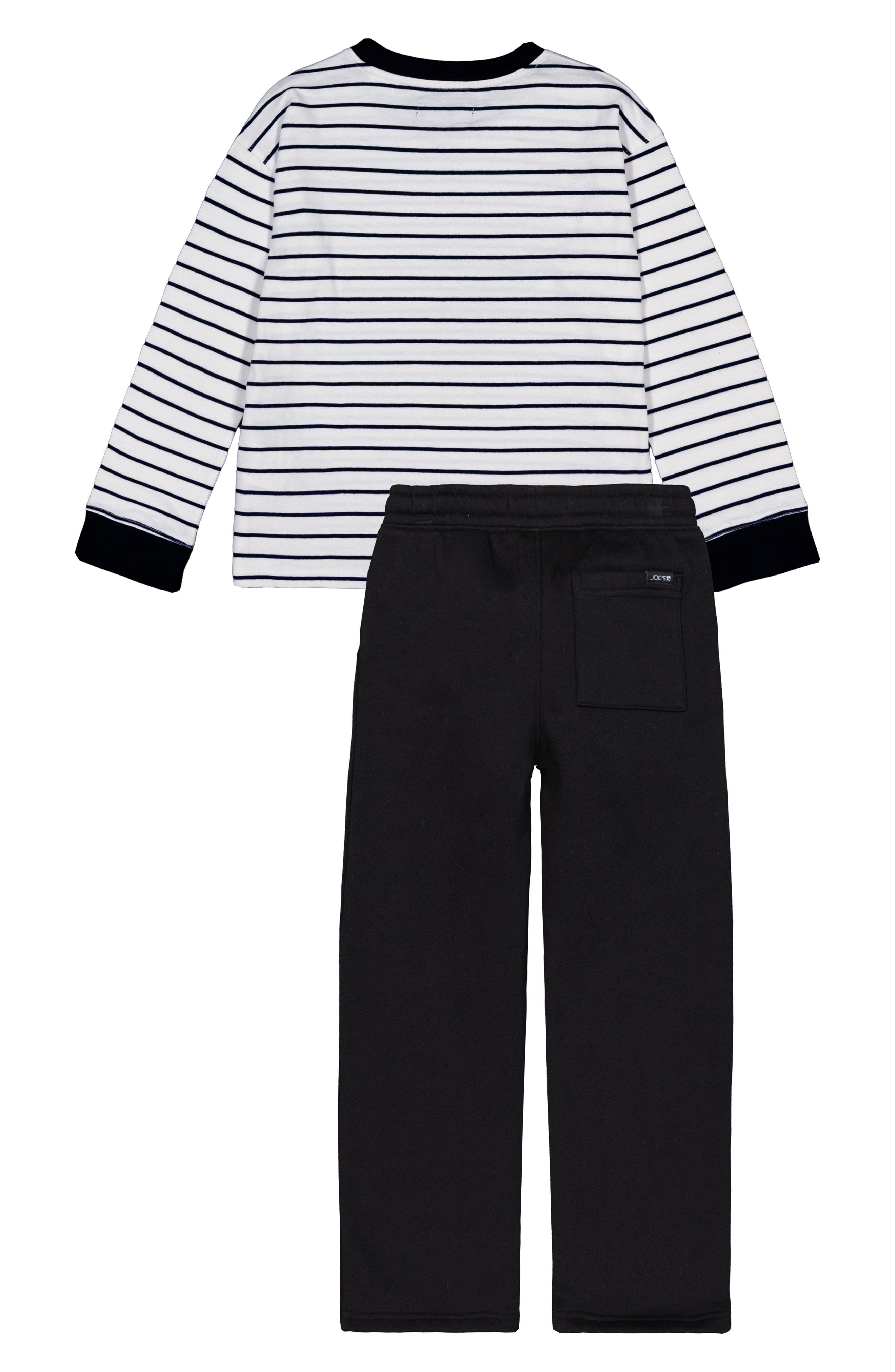 Joe's Jeans Stripe Top & Sweatpants Set