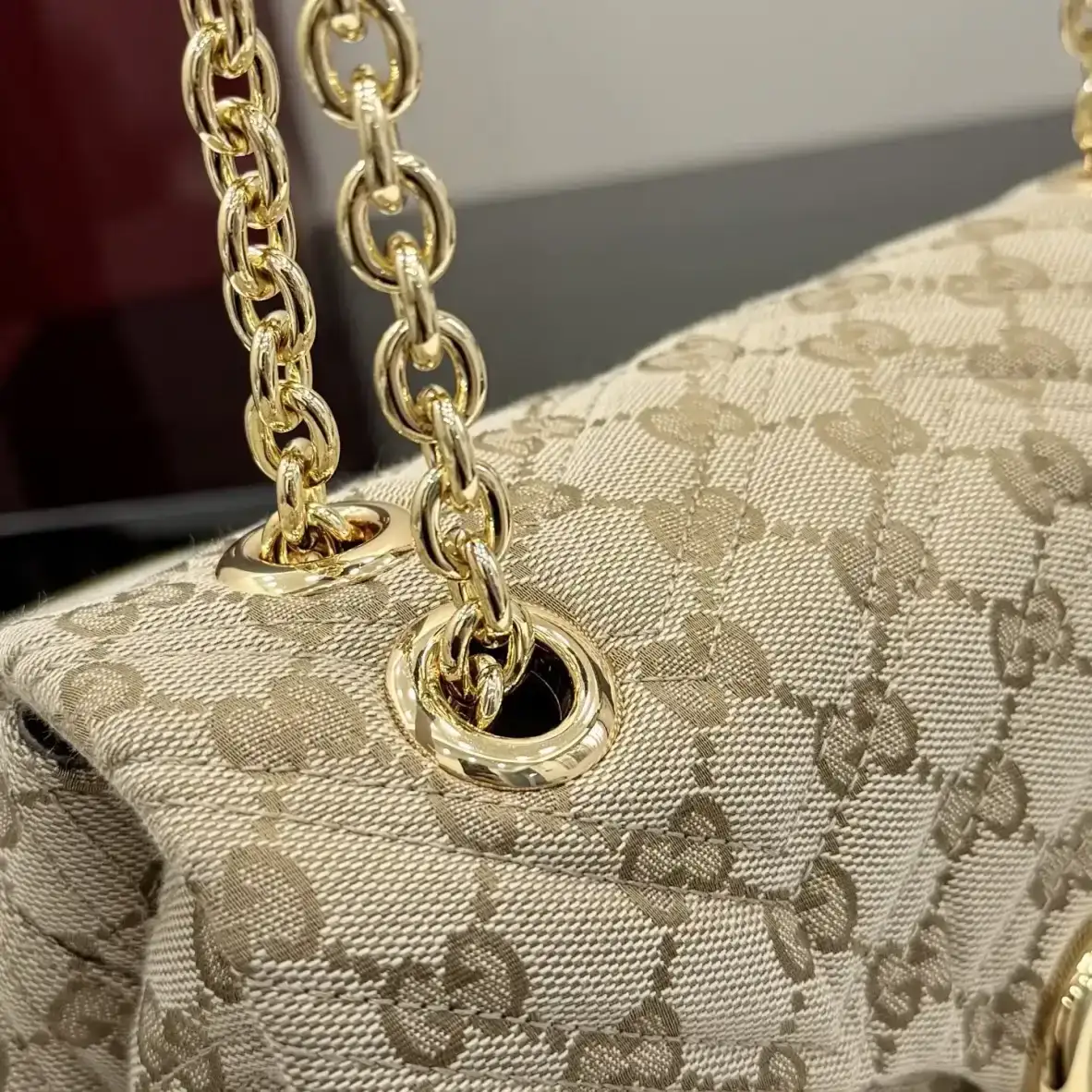 Gucci Brown Generation GG Supreme Canvas Crossbody Bag product photo from LabelPicks
