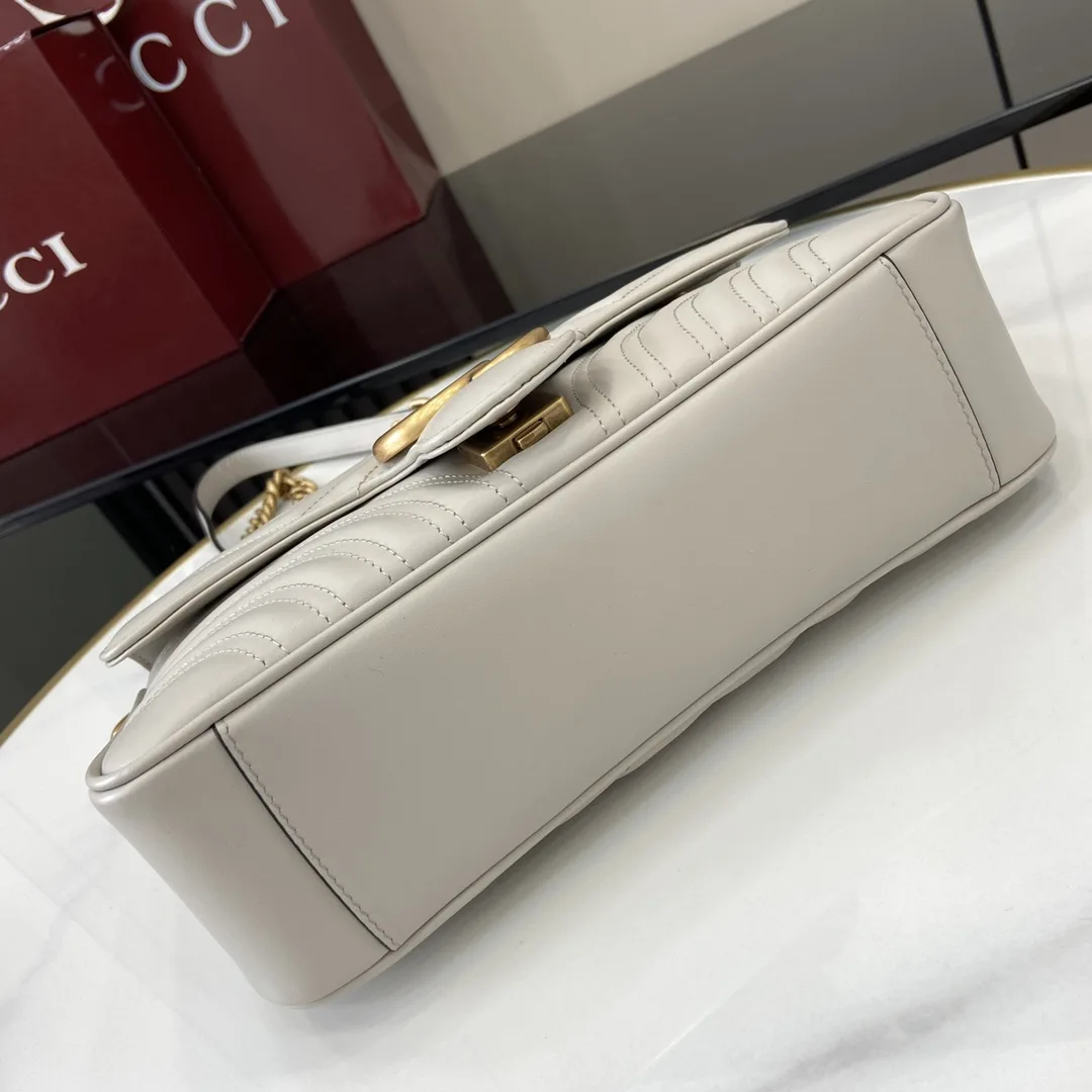 Gucci Grey GG Supreme Canvas Shoulder Bag product photo from LabelPicks