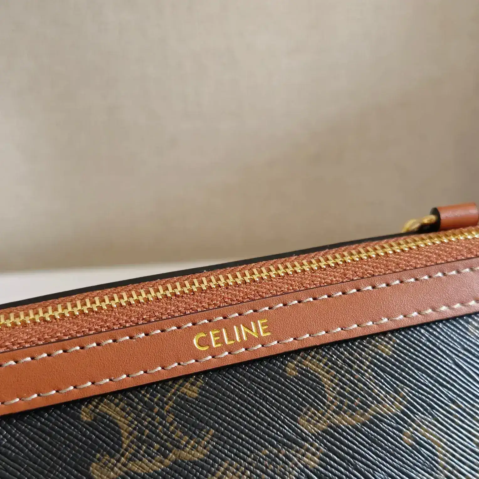 Celine Triomphe Lambskin Top Handle Bag product photo from LabelPicks