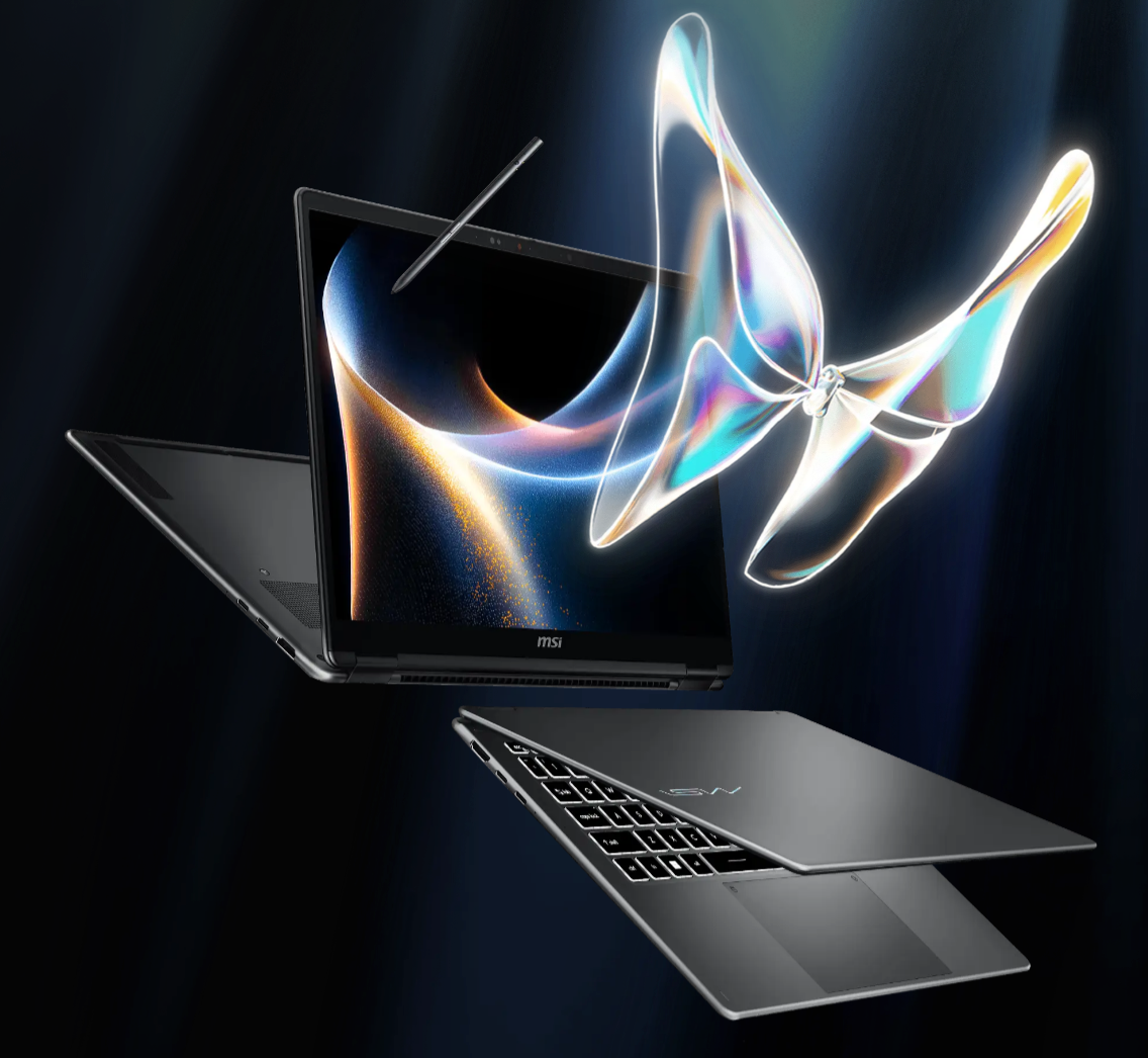 MSI Prestige 14'' Flip AI+ Touch Stylus 2026 OLED 358H 32GB+1TB Laptop Brand New - GreshamTech