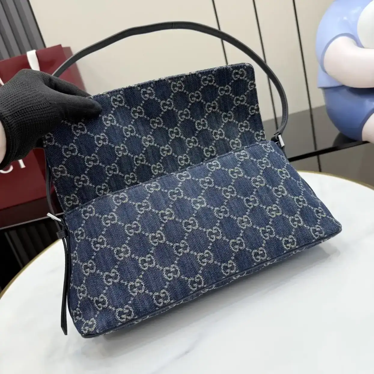 Gucci Blue Generation Nylon Shoulder Bag product photo from LabelPicks