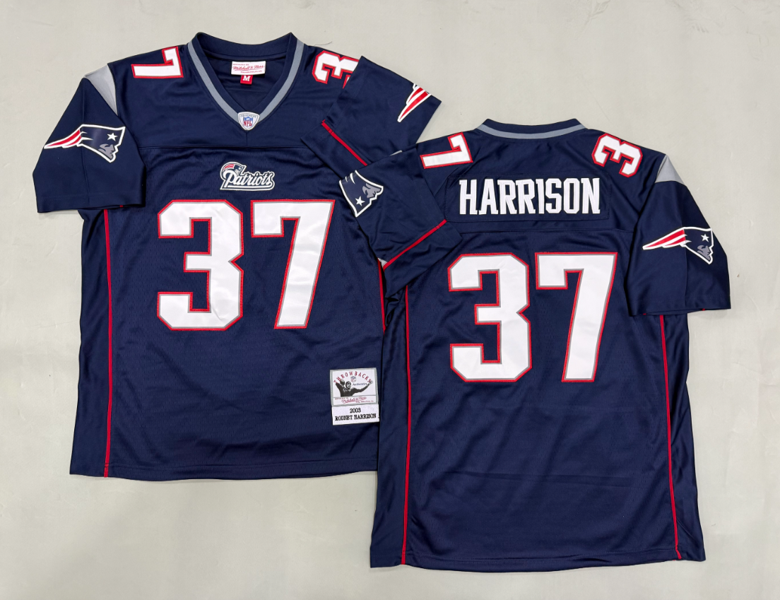 Rodney Harrison New England Patriots Authentic Throwback Retired Player Jersey