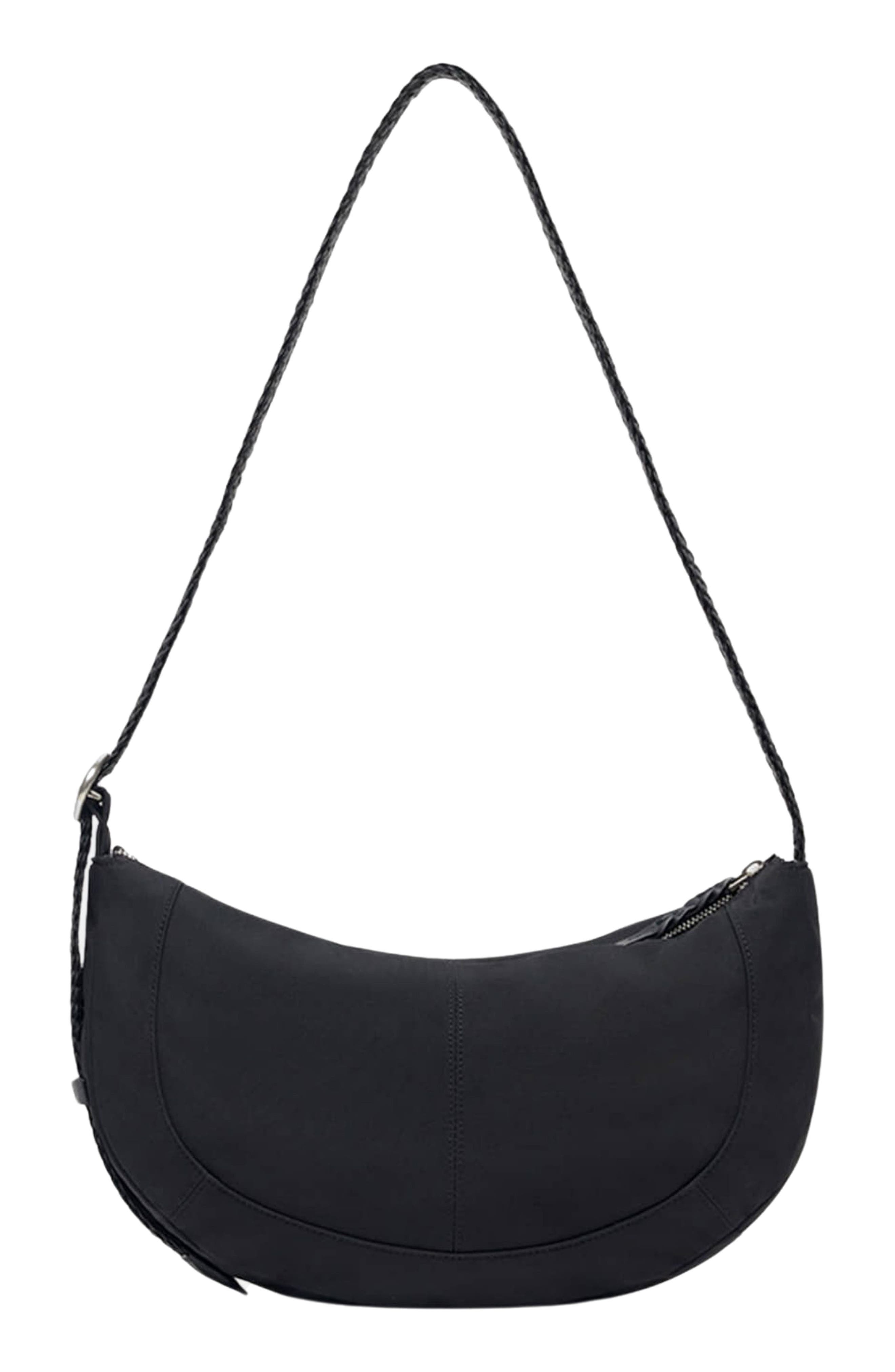 Oryany Braid Faux Leather Crossbody Bag
