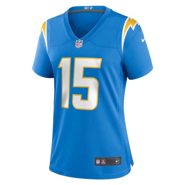 Ladd McConkey Los Angeles Chargers Nike Women's  Game Jersey -  Powder Blue