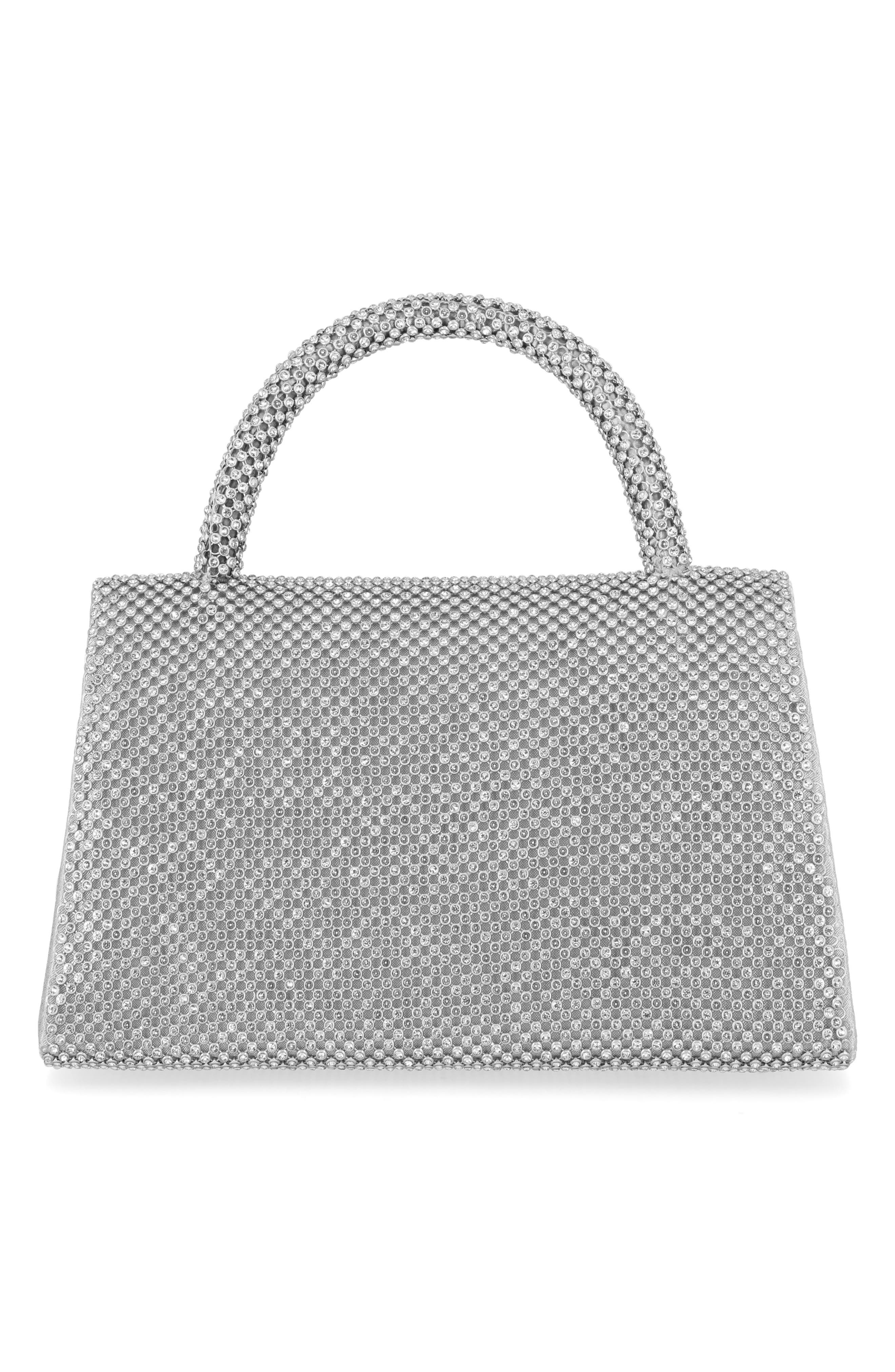 Jessica McClintock Remi Crystal Top Handle Bag
