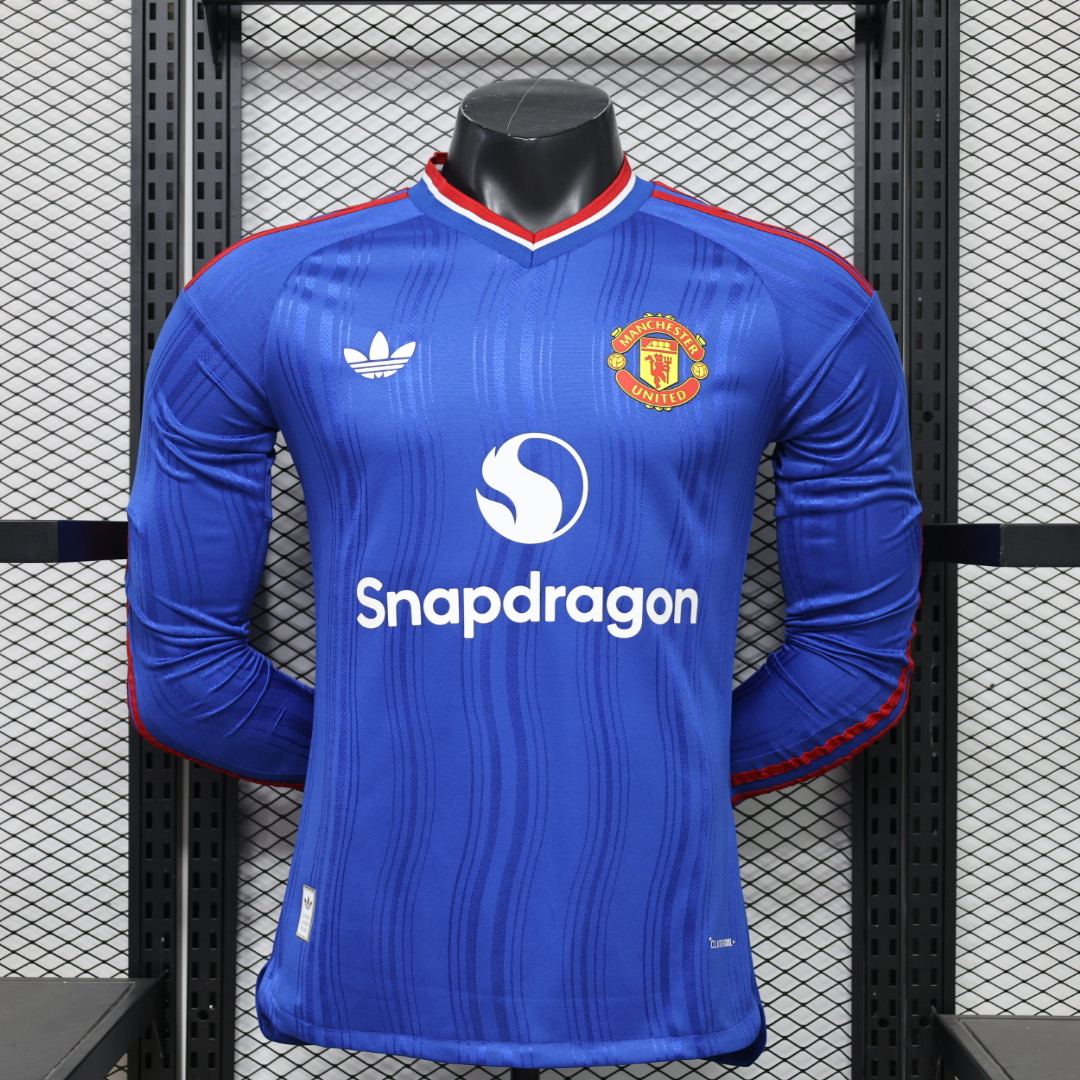 Man Utd 26/27 Away Player-Version Long-Sleeve Jersey 1:1 Thai Quality