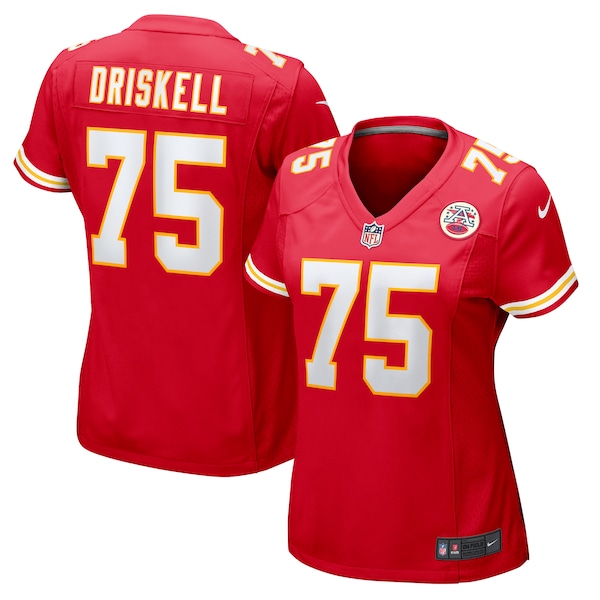 Ethan Driskell Kansas City Chiefs Nike Women's  Game Jersey -  Red