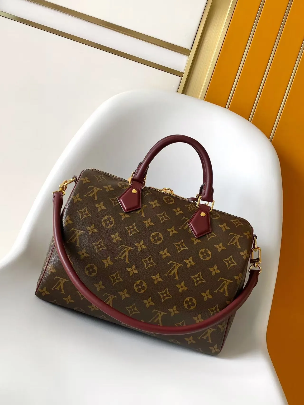 Louis Vuitton Black Speedy Monogram Canvas Top Handle Bag product photo from LabelPicks