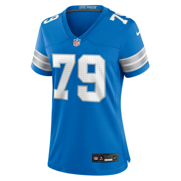 Quinton Jefferson Detroit Lions Nike Women's Team Game Jersey -  Blue