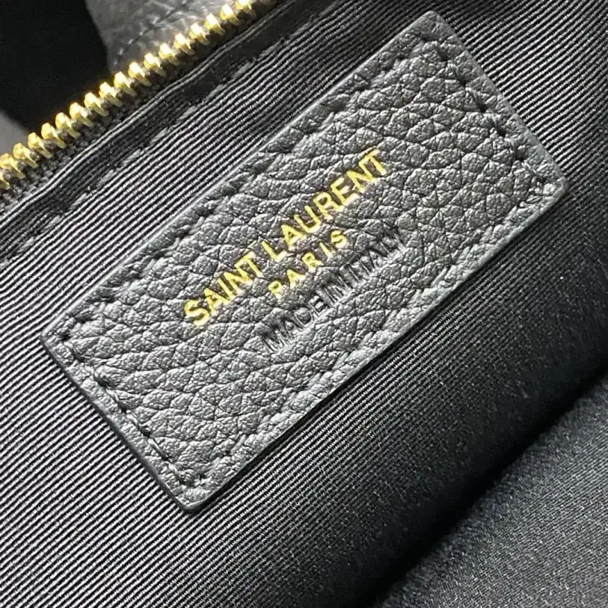 Saint Laurent Le 5 A 7 Black Grained Leather Hobo Bag product photo from LabelPicks