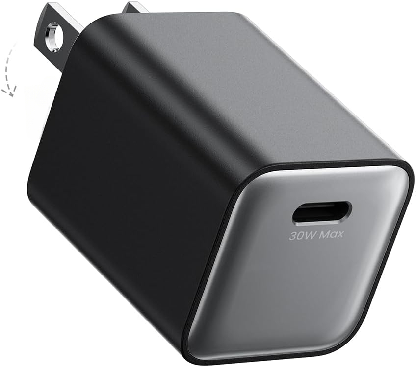 wegear 30W GaN USB C Wall Charger, Compact Charger Block with PD3.0