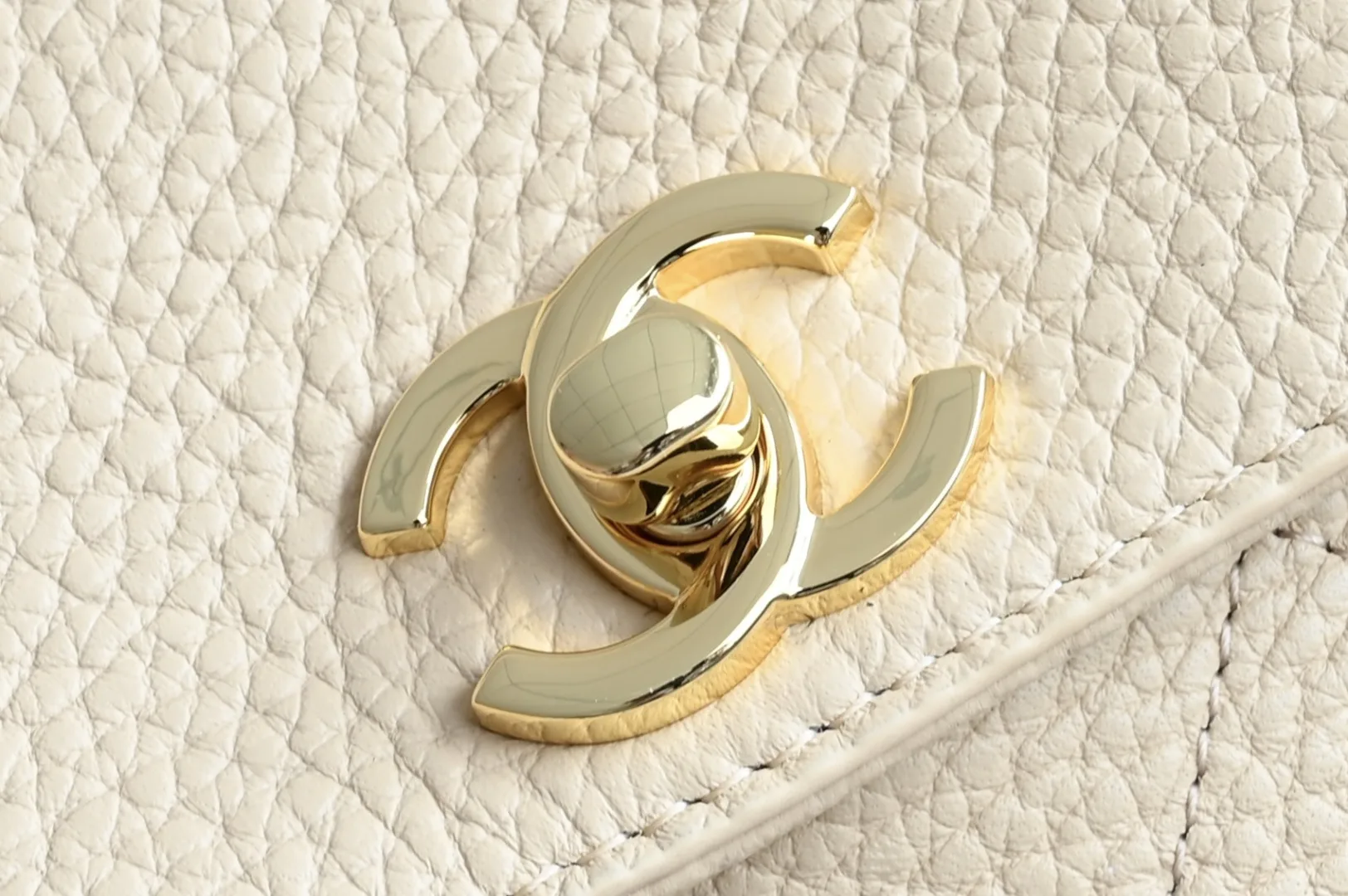 Chanel Beige Calfskin Top Handle Bag product photo from LabelPicks