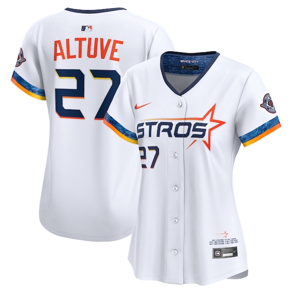 Jose Altuve Houston Astros Nike Women's 2025 City Connect Limited Jersey - White