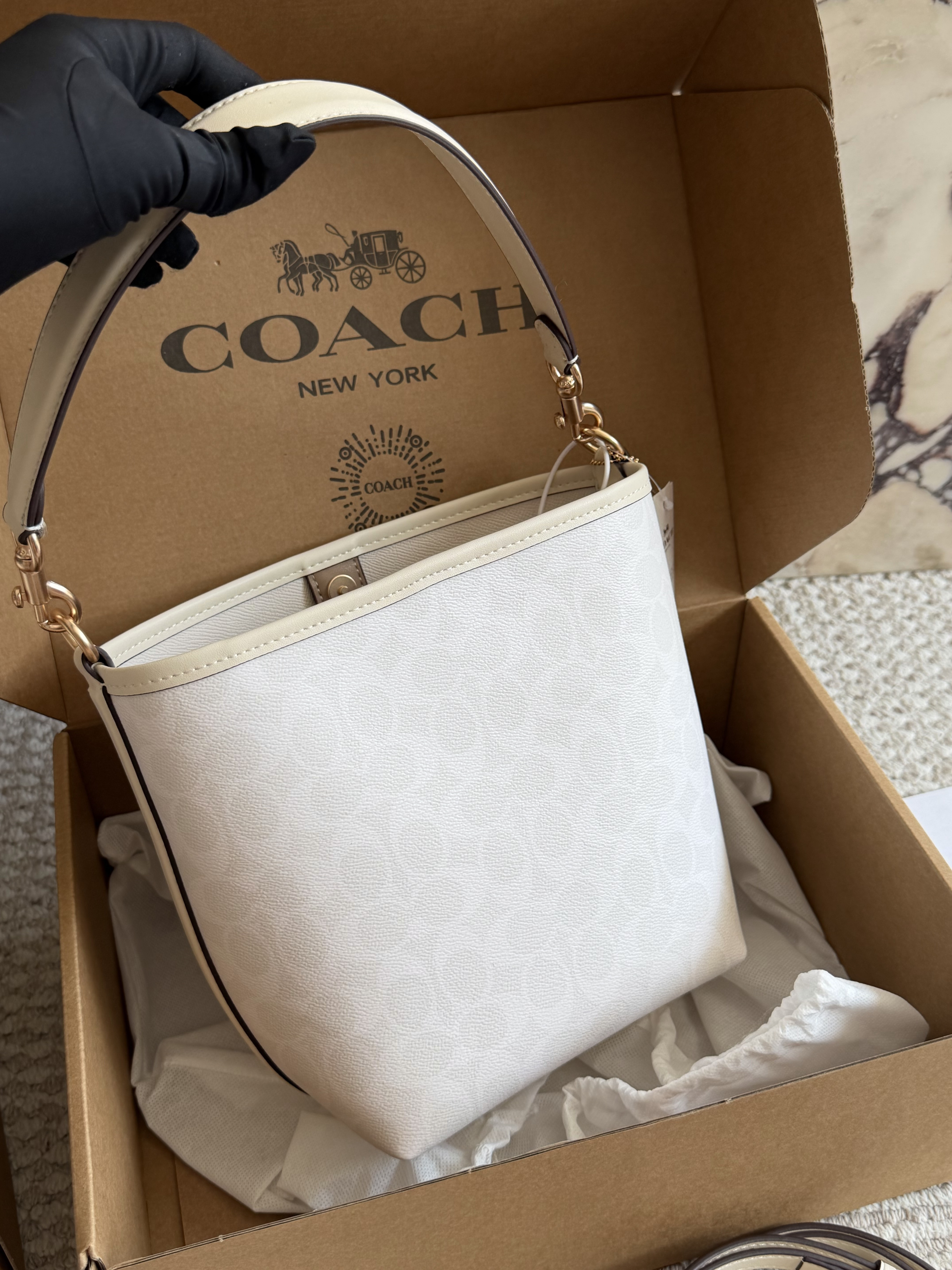 Coach bucket bag