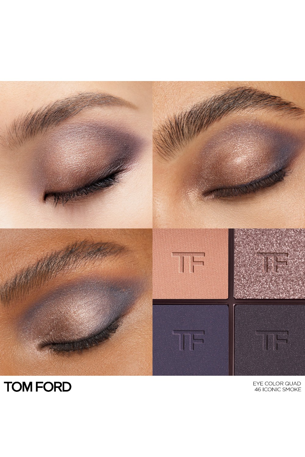 TOM FORD BEAUTY EYE COLOR QUAD CREME 46 Iconic Smoke