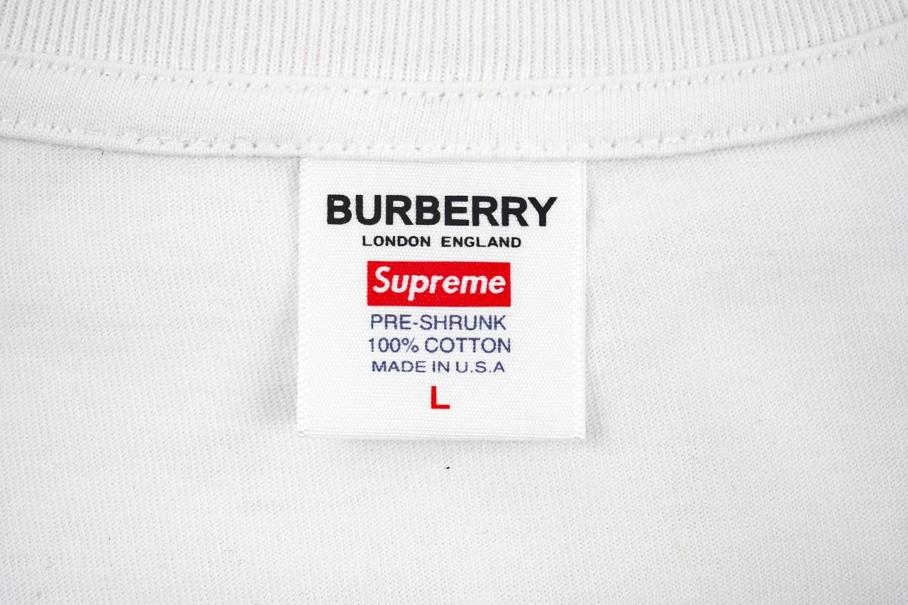 Supreme White Check Box Logo T-Shirt product photo from LabelPicks