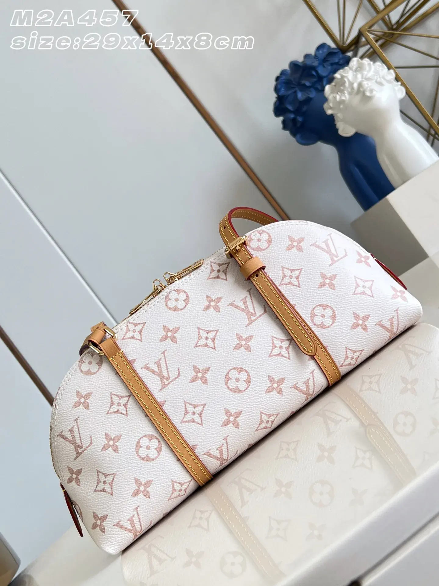 Louis Vuitton Red Alma Canvas and Leather Shoulder Bag product photo from LabelPicks