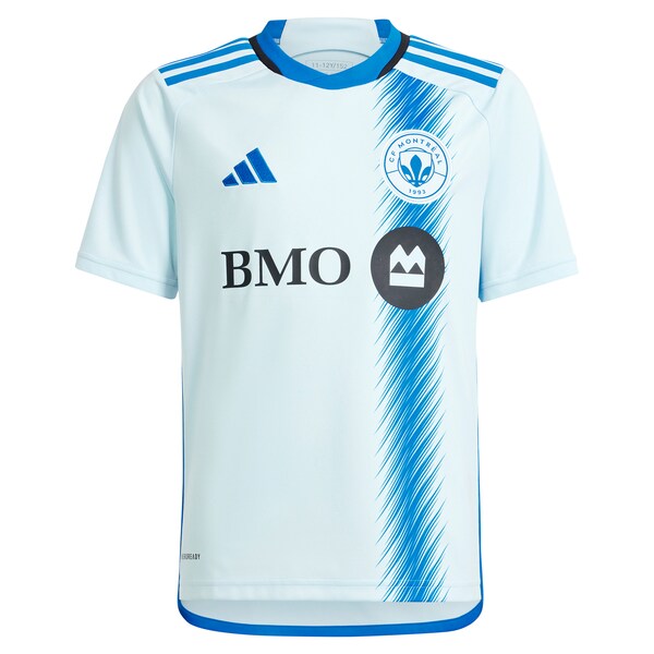 CF Montreal adidas Youth 2024 La Main Replica Custom Jersey – Light Blue