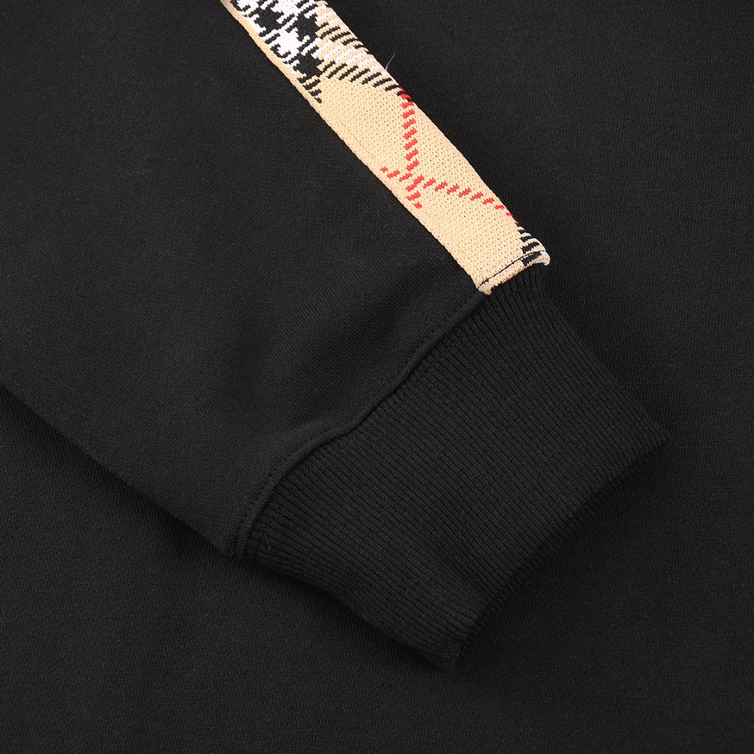 Warhorse Embroidered Plaid Print Long Sleeve Sweatshirt