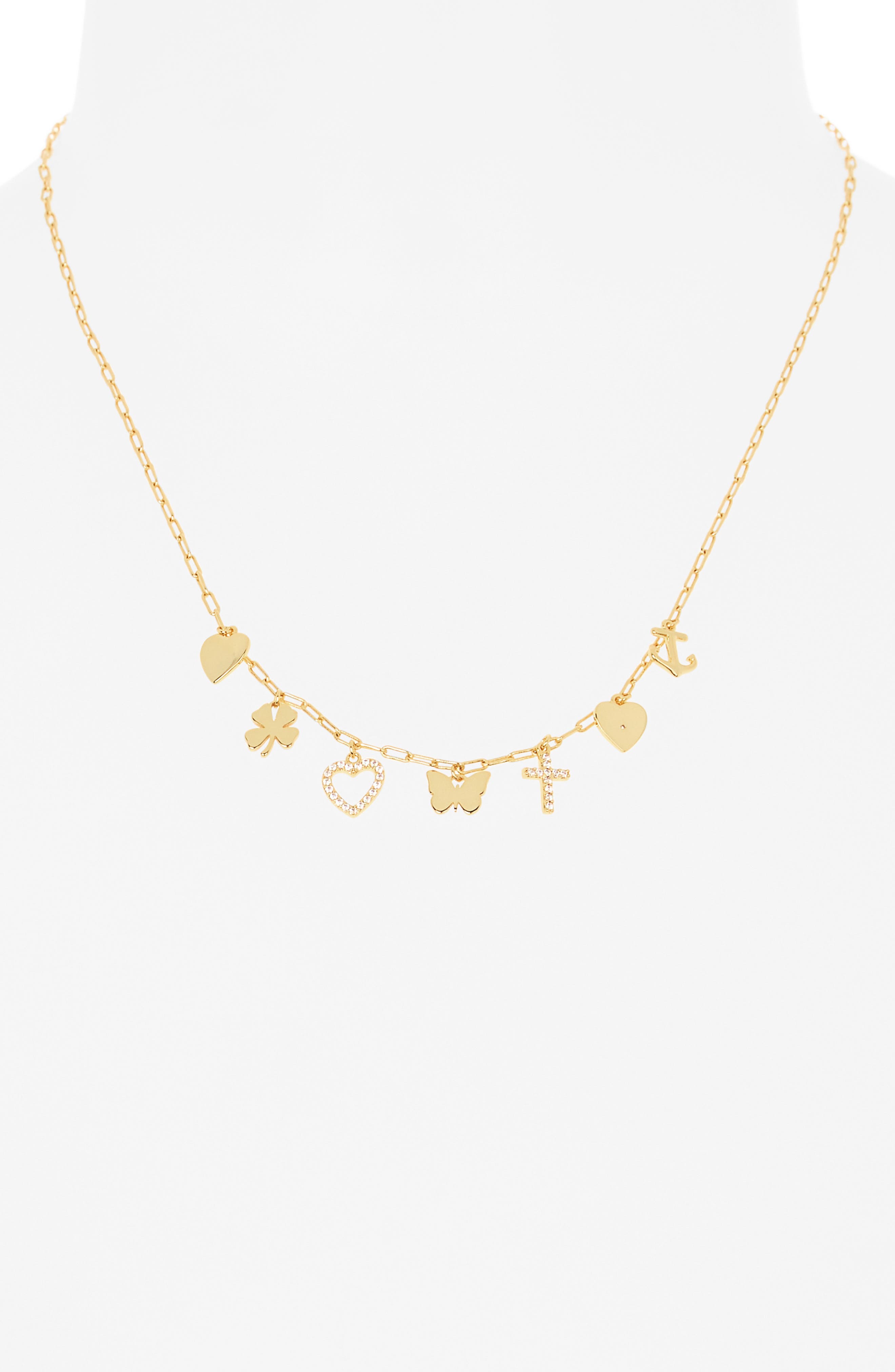 NORDSTROM RACK Multi Charm Necklace