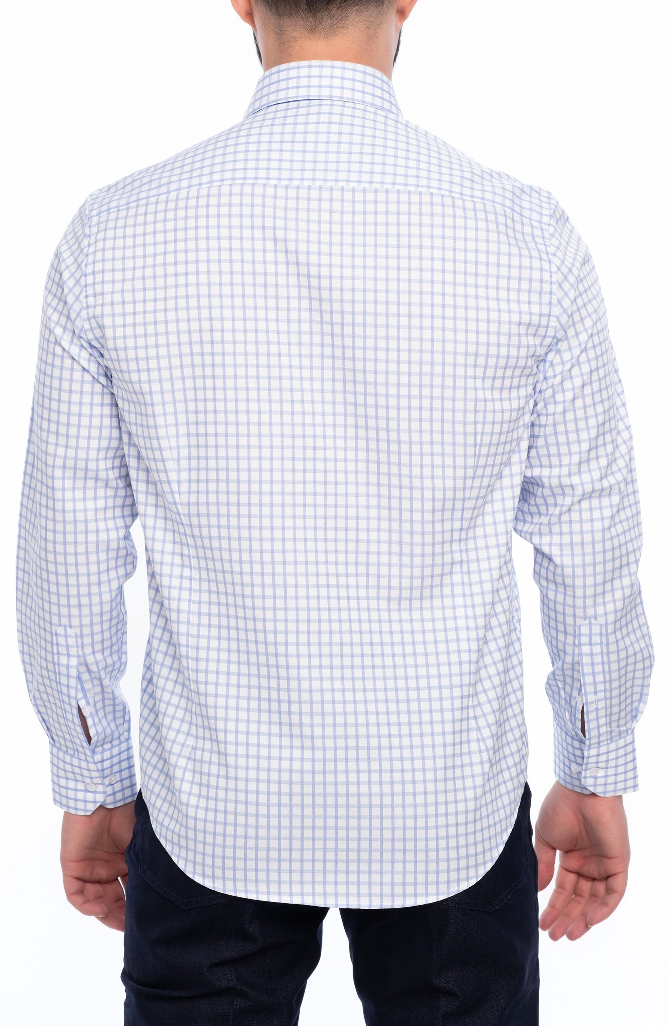 VELLAPAIS Carlton Slim Fit Cotton Dress Shirt