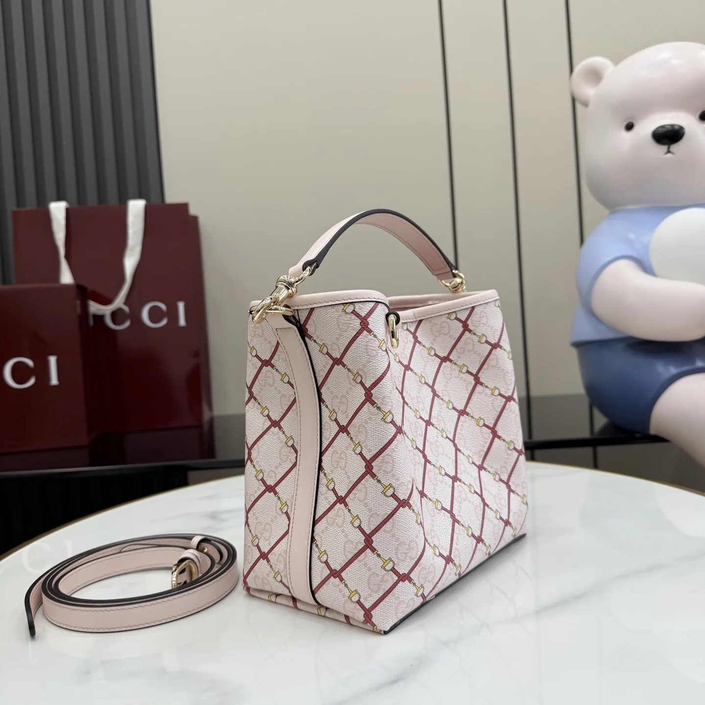 Gucci Pink Bucket Bag product photo from LabelPicks