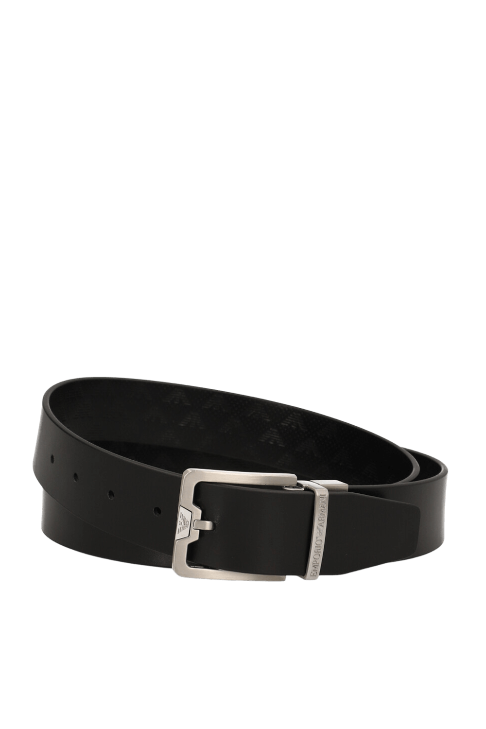EMPORIO ARMANI חגורת עור דו־צדדית