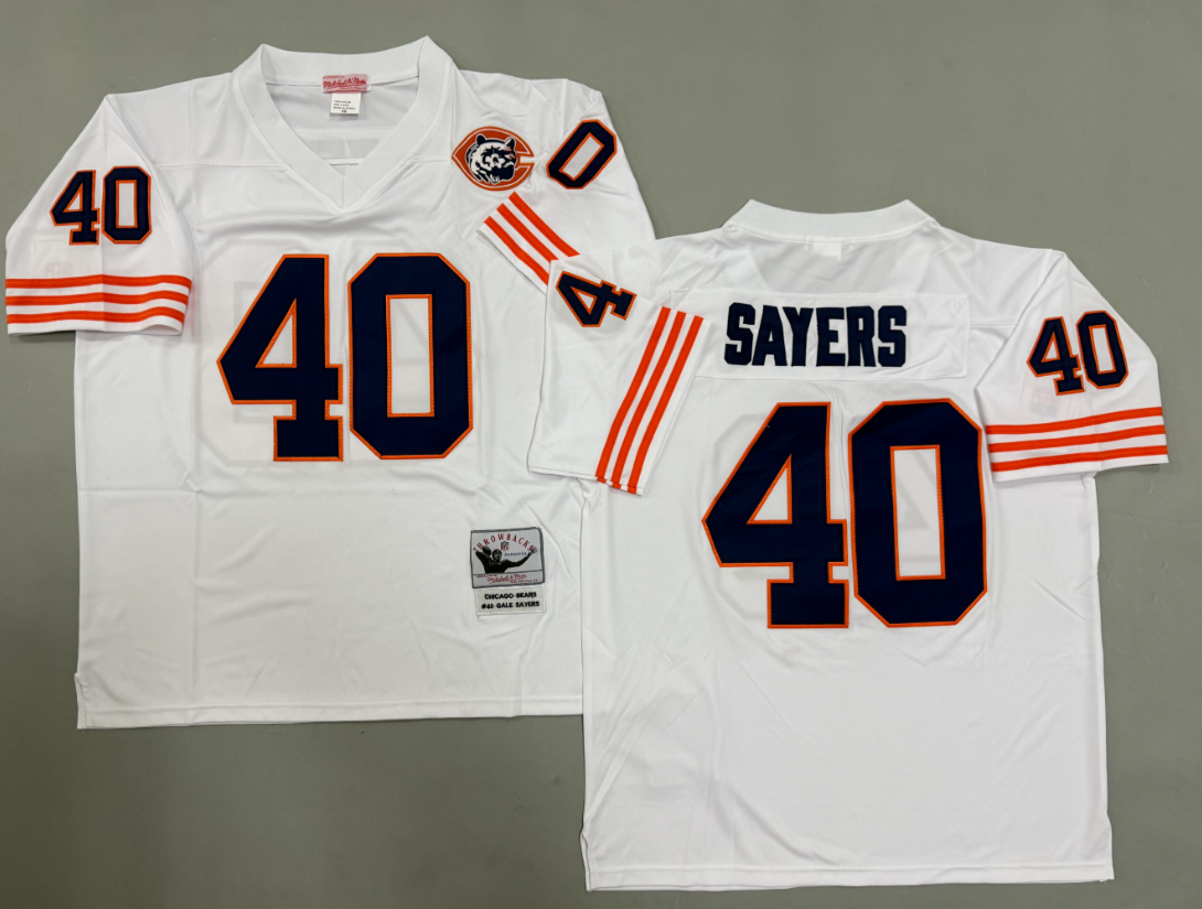 Gale Sayers Chicago Bears Authentic Throwback Retired Player Jersey