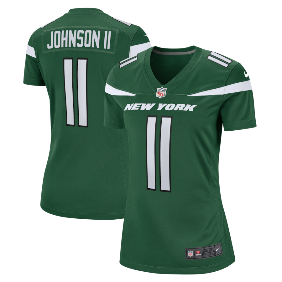 Jermaine Johnson II New York Jets Nike Women's Game Jersey - Gotham Green