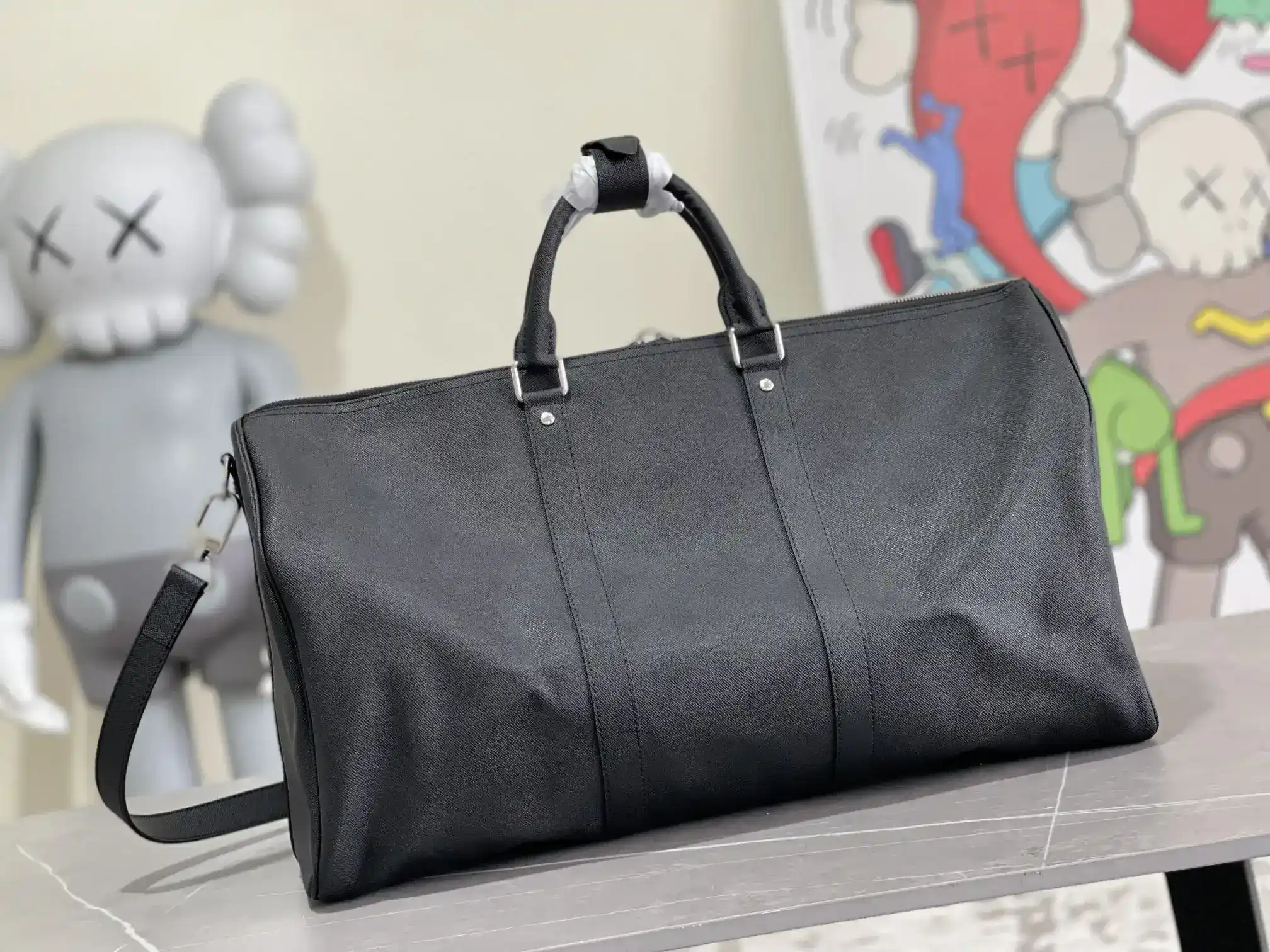 Louis Vuitton Gold Keepall Calfskin Tote Bag product photo from LabelPicks