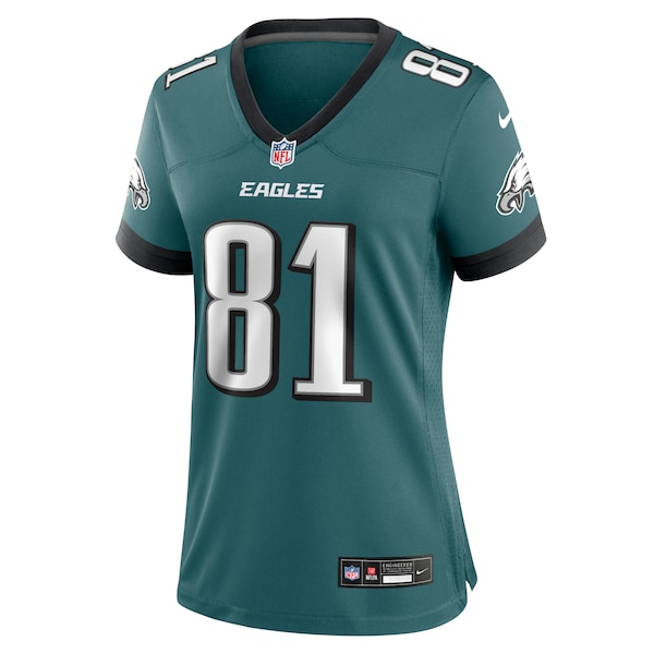 Grant Calcaterra Philadelphia Eagles Nike Women's Team Game Jersey - Midnight Green