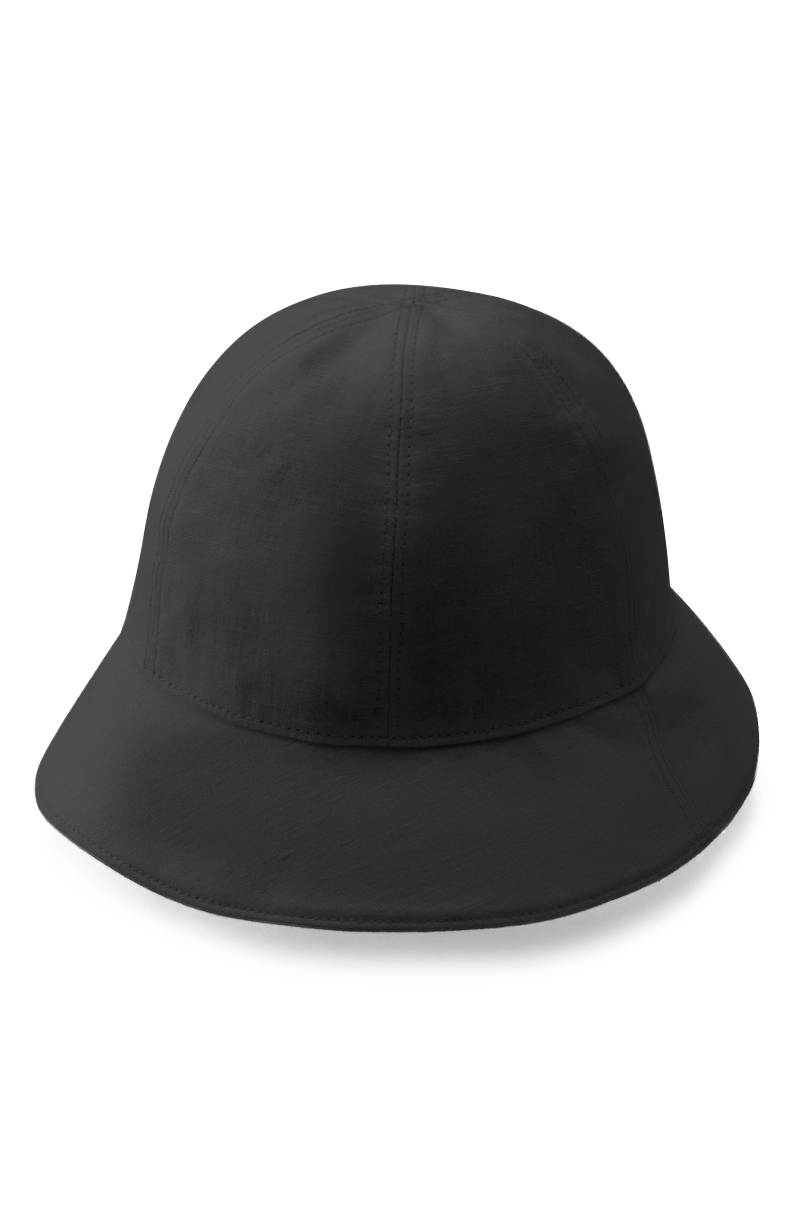 Helen Kaminski Flora Organic Linen Cloche Hat